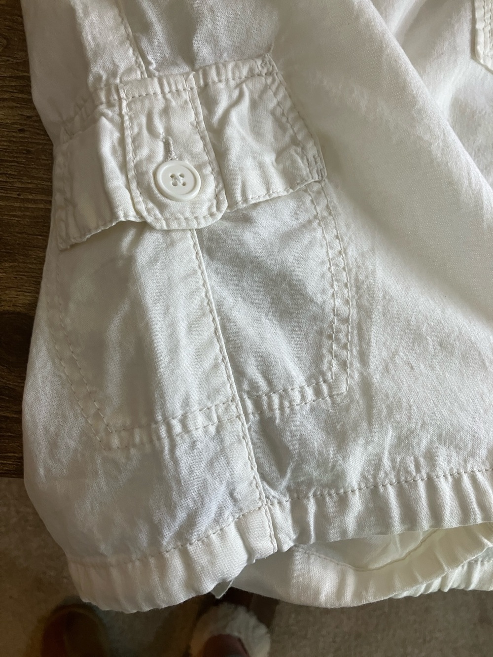 UNIONBAY White Drawstring Cargo Bermuda Shorts - Picture 7 of 13